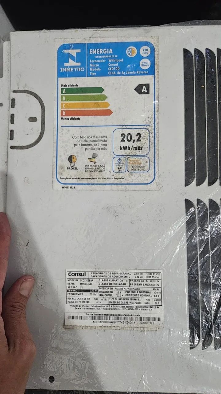 Ar-condicionado de Parede 10000 BTU's  - Foto 2