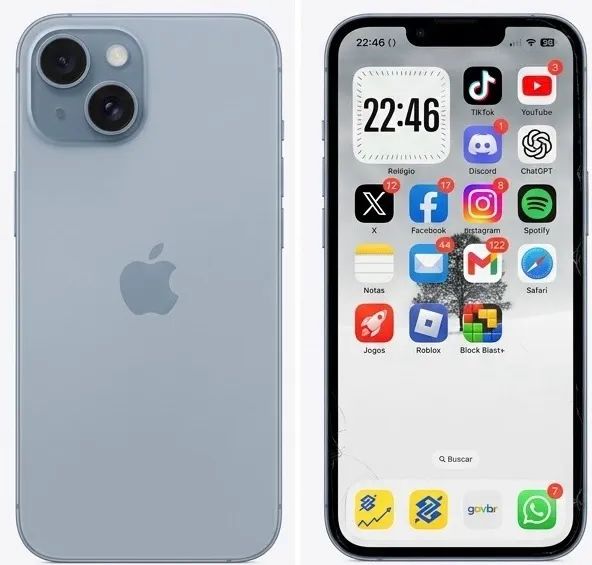 iPhone 14 azul 128gb