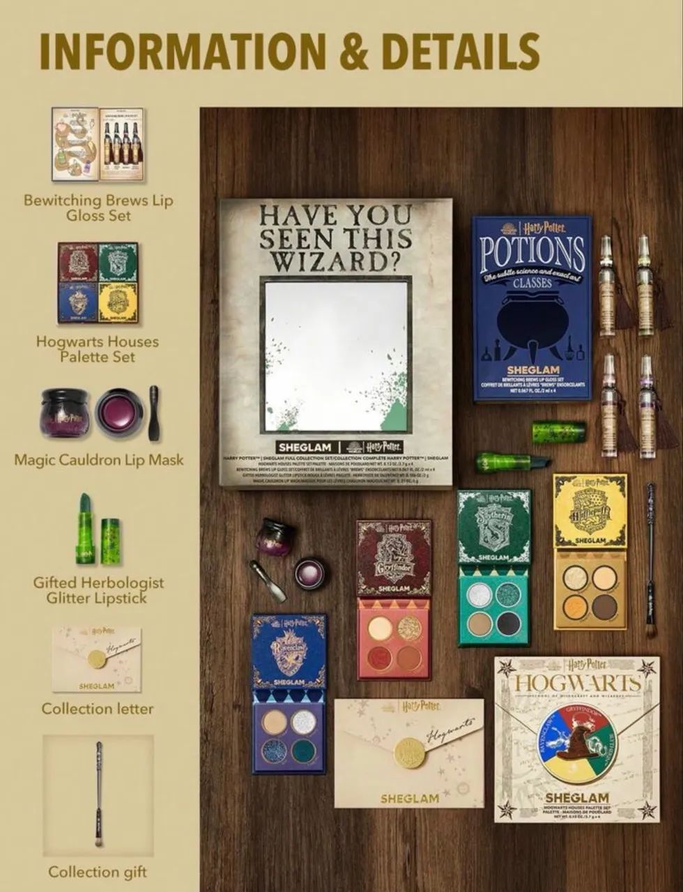 Conjunto Maquiagem Harry Potter Sheglam Kit Completo - Foto 5