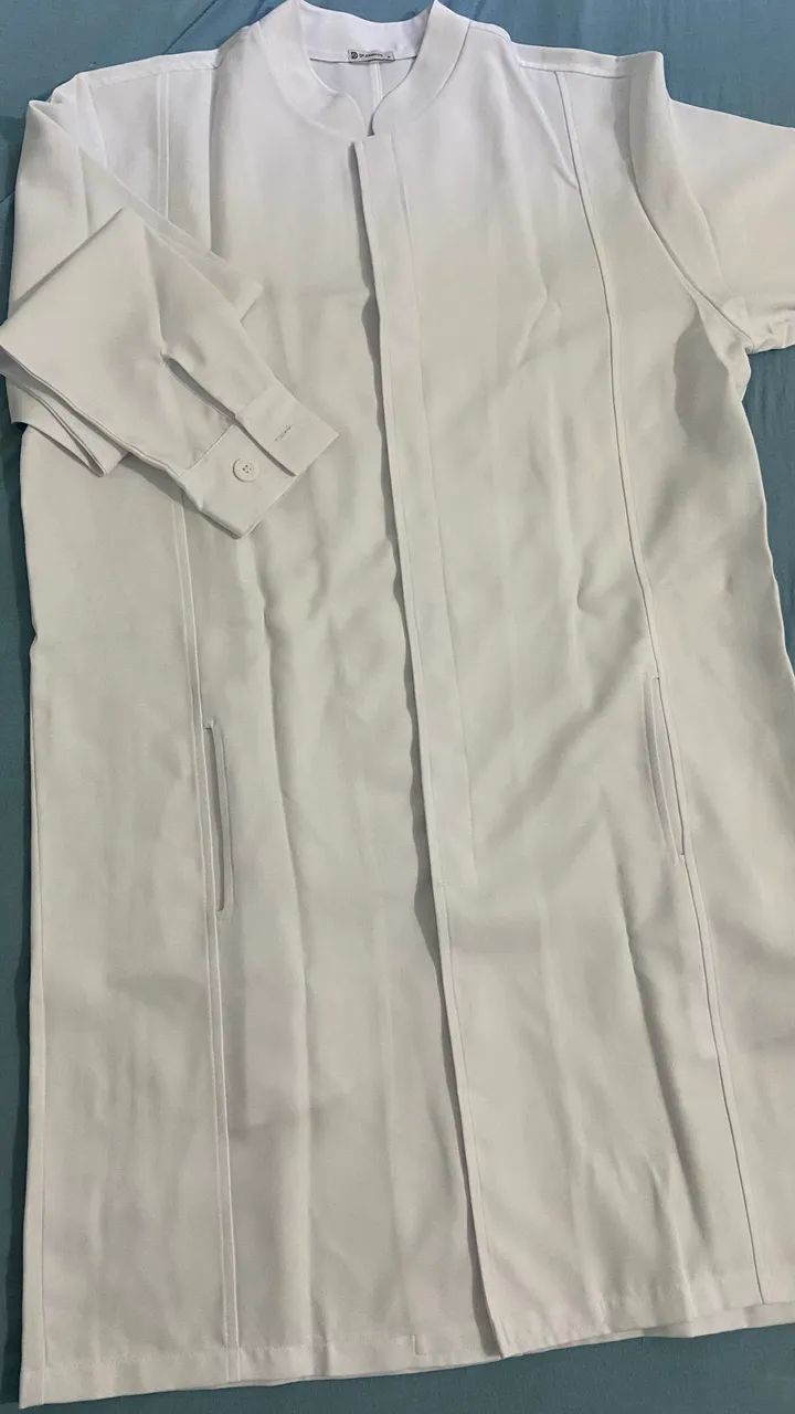Jaleco branco TAM P