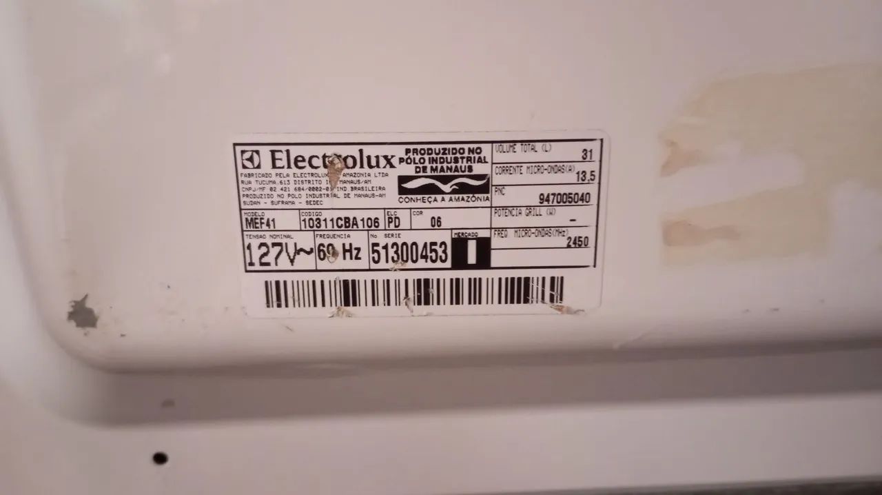 Microonda Eletrolux 