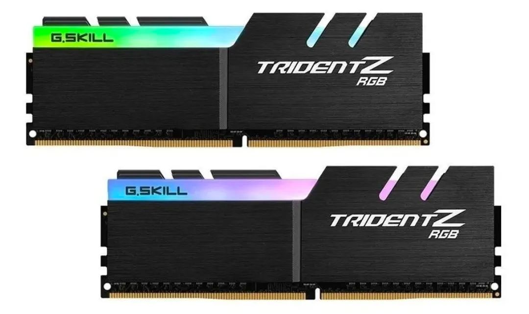 Memórias G.Skyll Trident Z RGB 32 GB ( 2 X 16 ) GB DDR4 3000 NA CAIXA COM POUCO USO - Foto 2