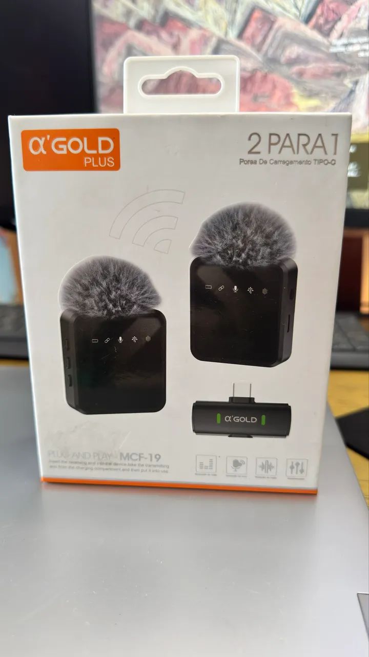 Microfone de lapela para SMARTPHONE 