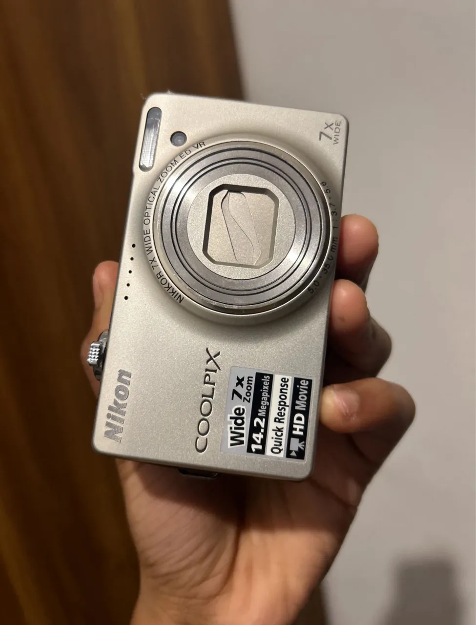 câmera digital nikon coolpix s6100 vermelha no estado - Câmeras e