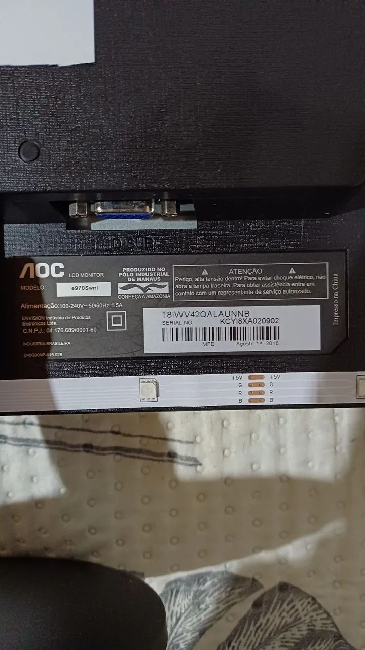 Monitor AOC E970Sw - NOVO - Foto 3