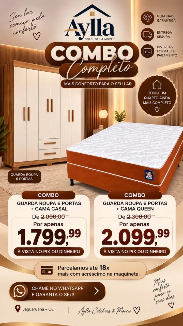Cama + Guarda Roupas!