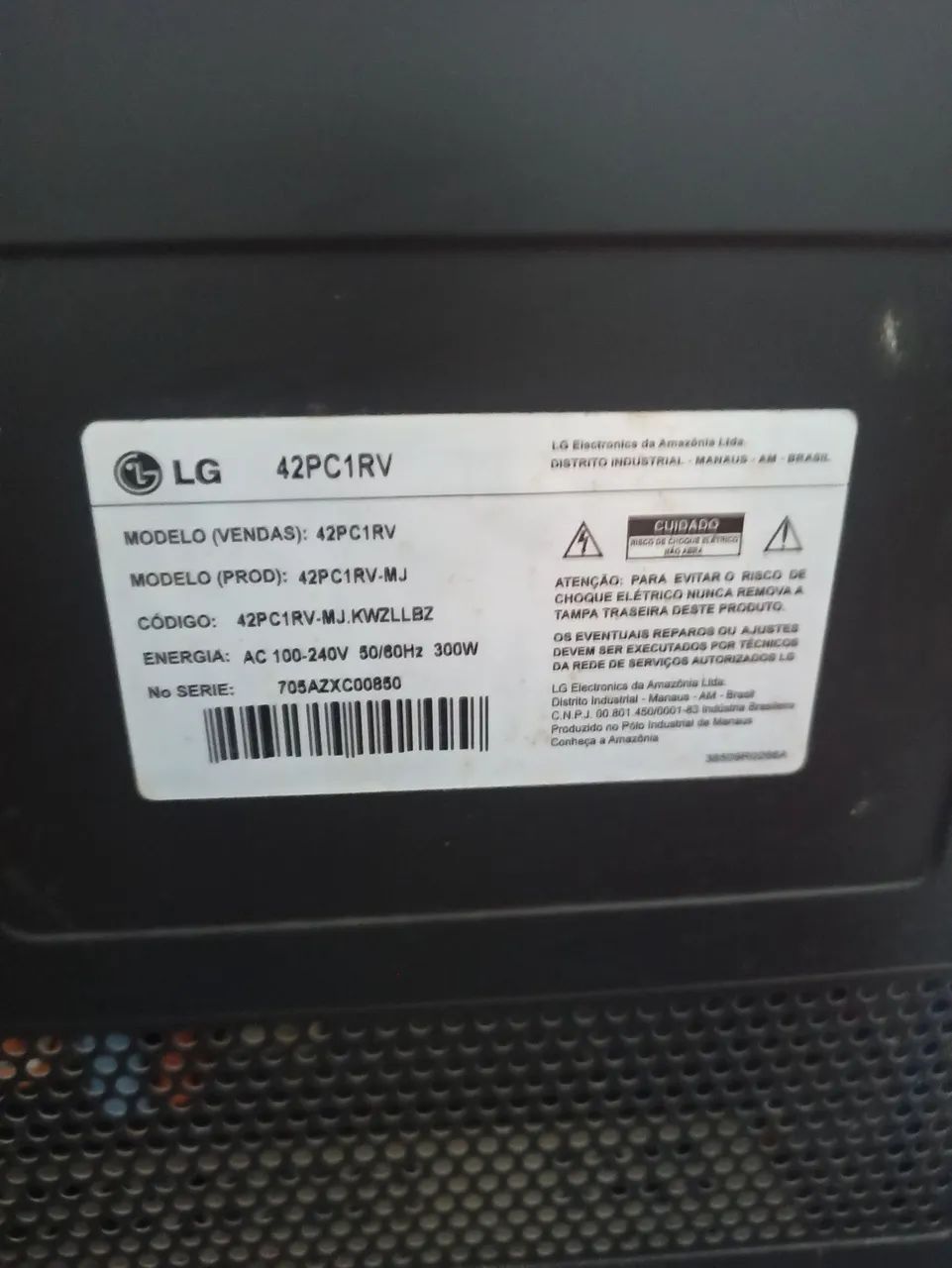 TV PLASMA 42 Polegadas LG - Foto 2