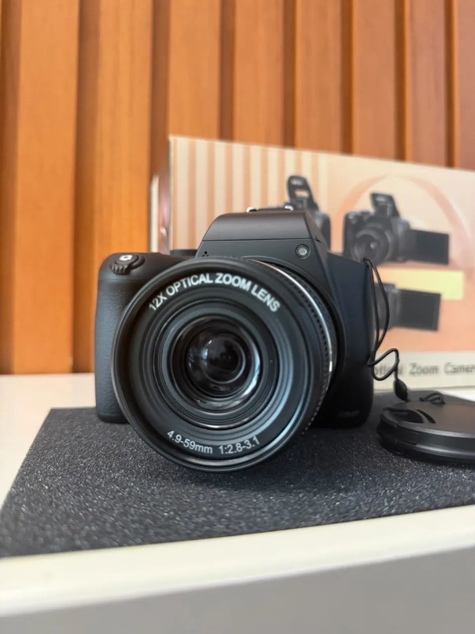 Câmera Digital 4k W3, Manual, 8x Zoom, Wifi Preto - Câmeras e