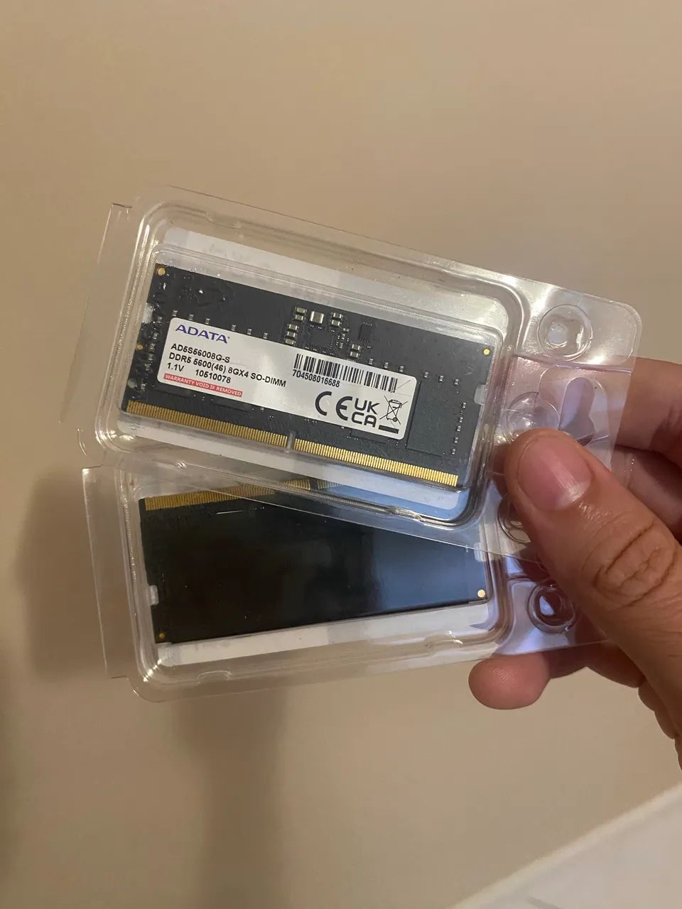 Memória RAM ddr5 (2x8gb) ADATA (para notebook)
