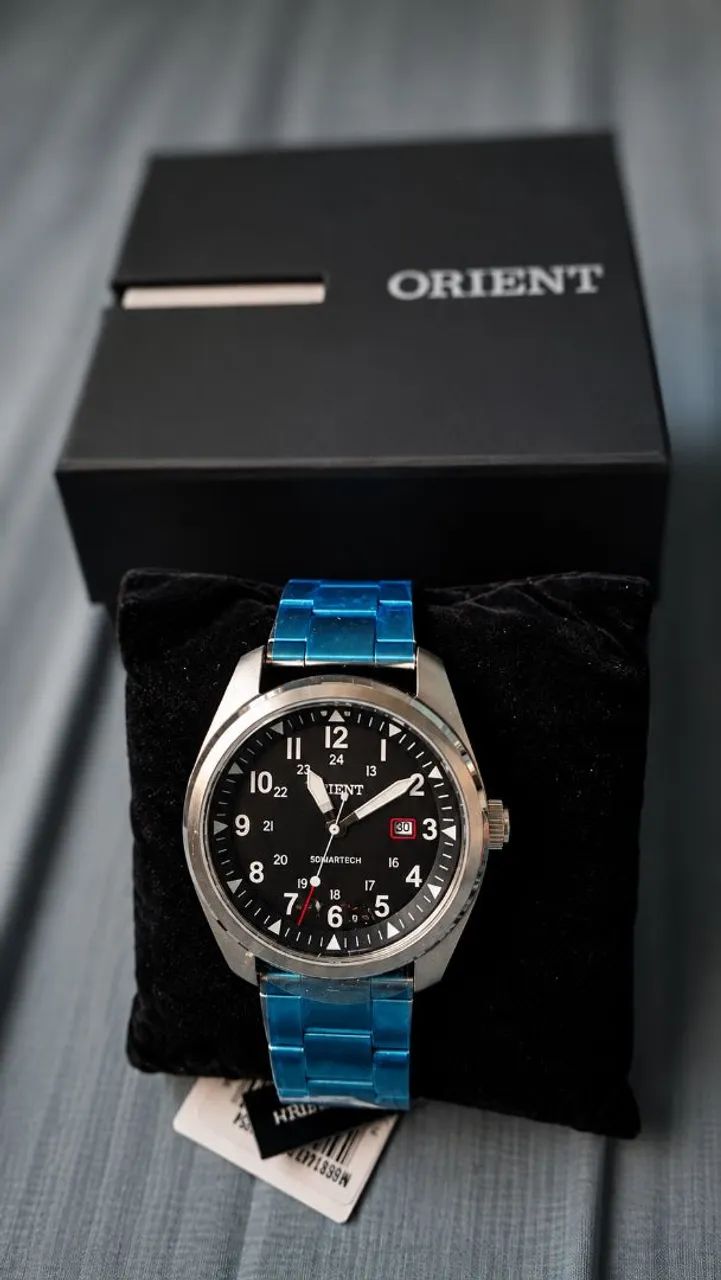 Relógio Orient Solartech Prateado Mbss1446 P2sx