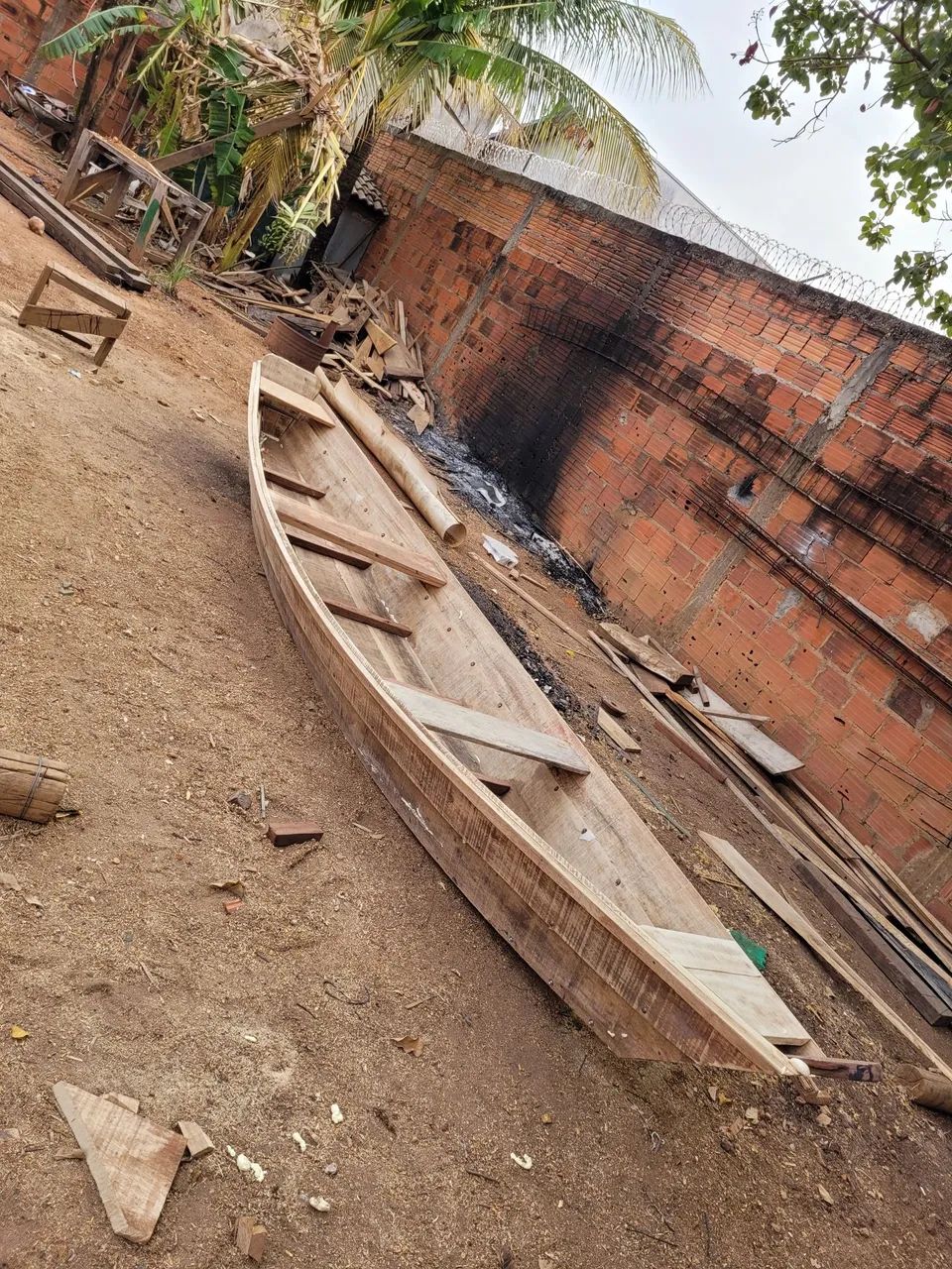 Canoa de madeira - Foto 4