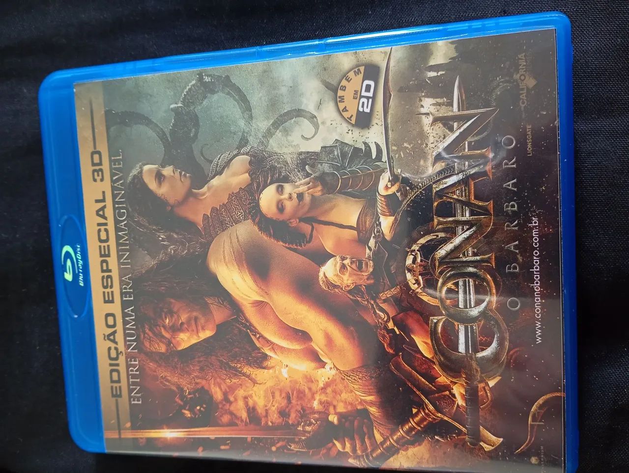 Blu Ray Conan o barbaro edição especial 3D