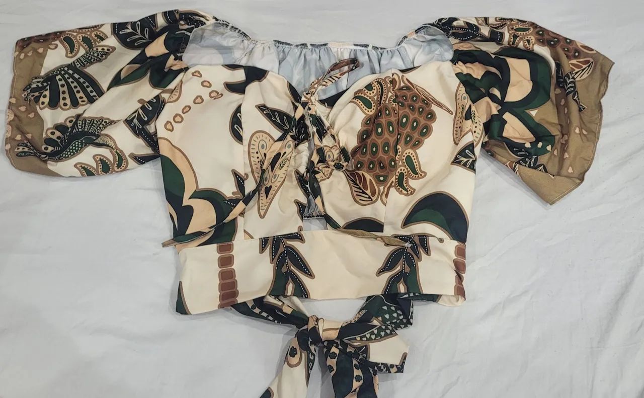 Conjunto de roupa croppet e short saia - Foto 2