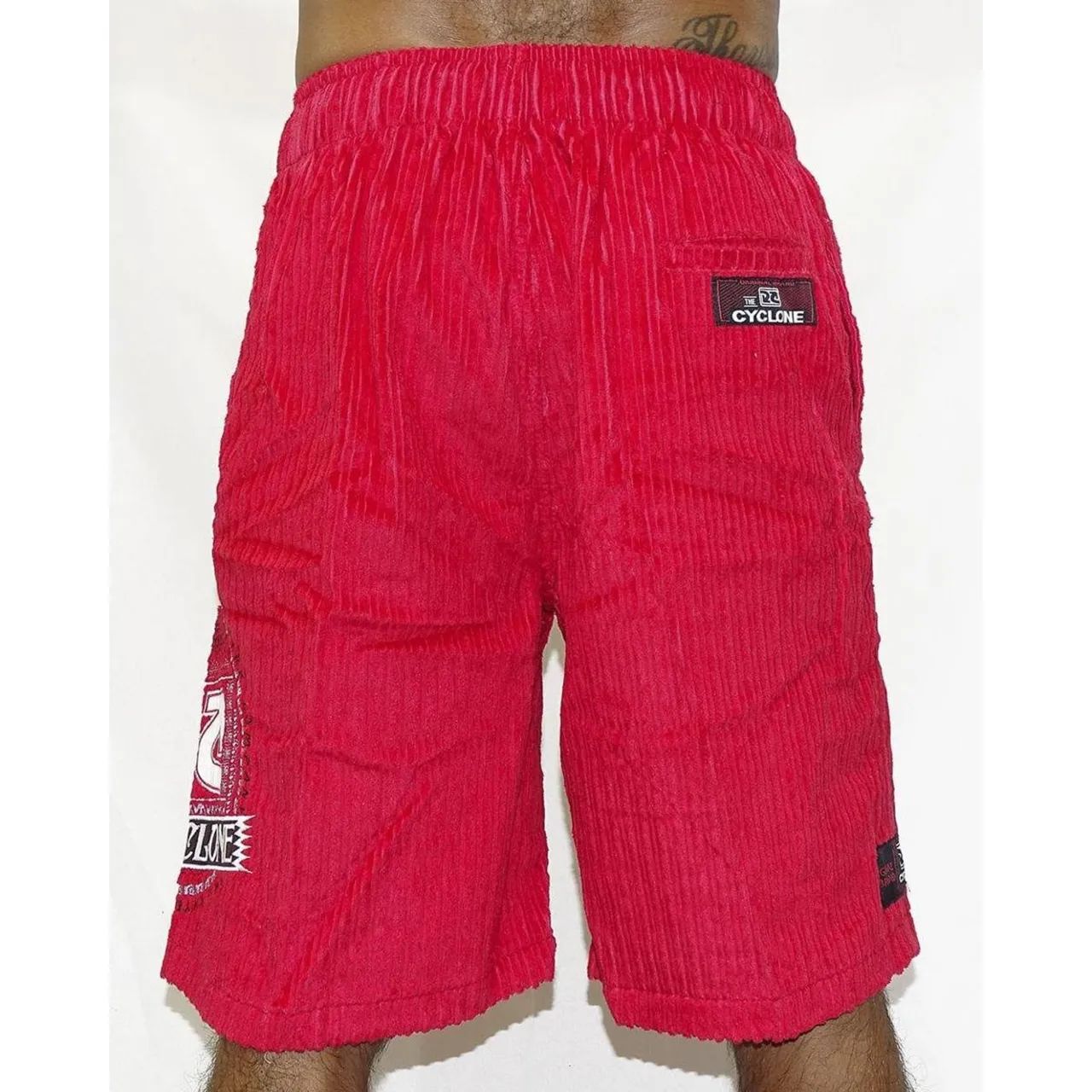 Cyclone Bermuda Veludo Gonuts VERMELHO - Foto 2