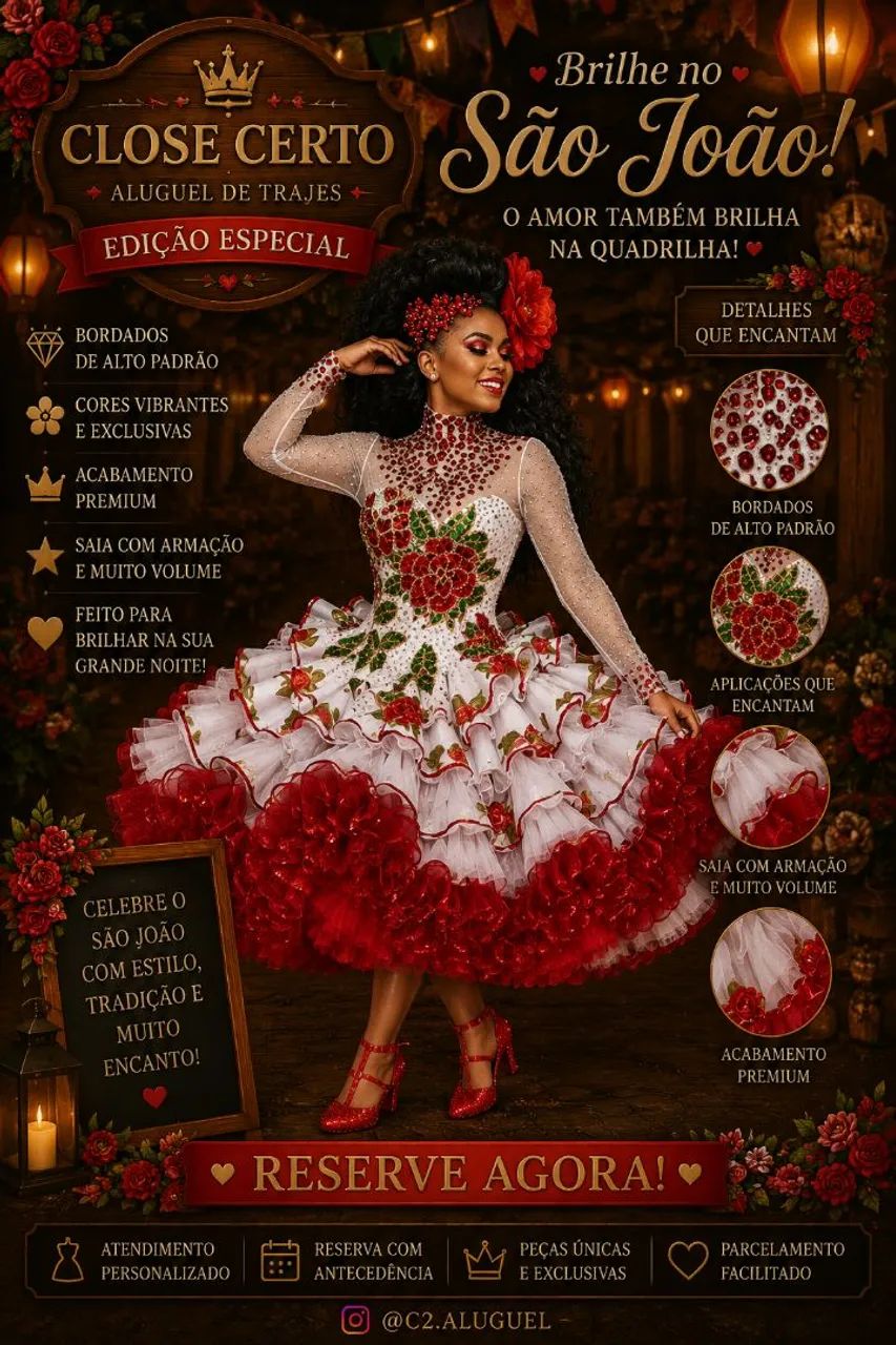 Aluguel roupa junina (são João) - Foto 4