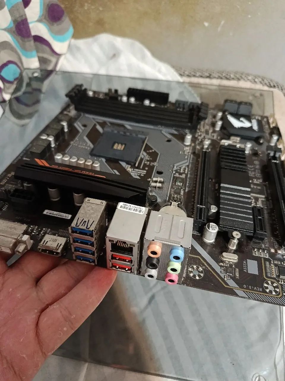 PLACA MAE AORUS B450M  - Foto 2