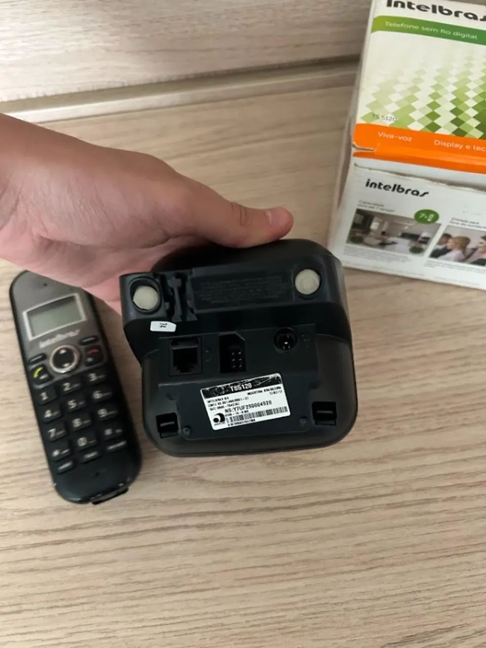 Telefone Sem Fio Intelbras TS 5120 - Completo com Caixa - Foto 2