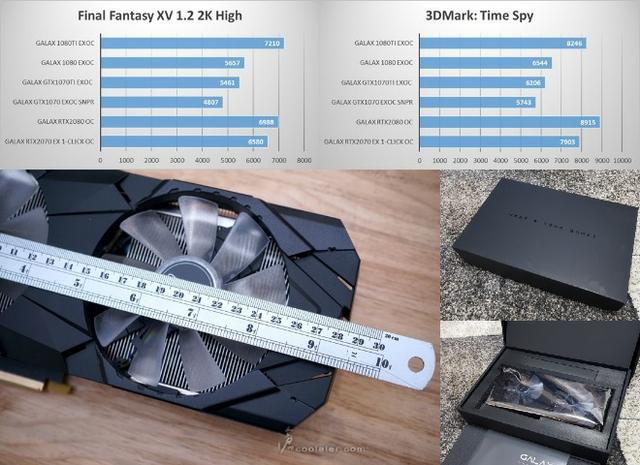 Placa De Vídeo Galax Geforce Rtx 2070 8gb Gddr6 Ex 1click Oc! Melhor preço, loja! opção12x - Foto 4