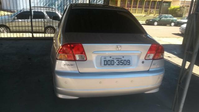 Honda Civic EX. 1.7 completo com bancos de couro - Foto 2