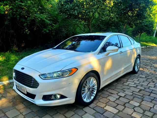 Ford Fusion Titanium awd 2015 2.0 Turbo (Pacote premium/interior caramelo) - Foto 4
