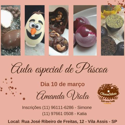 Aula especial de Páscoa com Amanda Viola em Sp