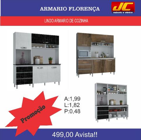 Lindo armario de cozinha Florença . Fazemos entregas