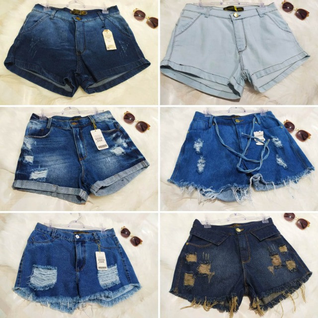 shortinho jeans feminino