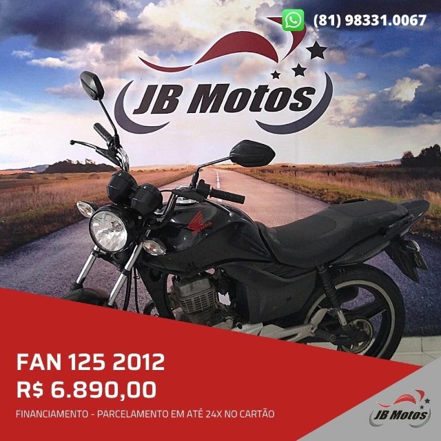 JB-HONDA FAN 125 KS 2011 ENT. + 24X DE R$ 305,50 NO CARTÃO DE CRÉDITO.