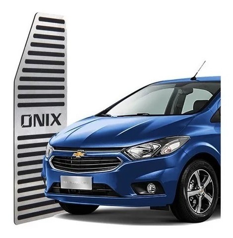 Descanso De Pé Em Aço Com Velcro Para Chevrolet Onix 2016/