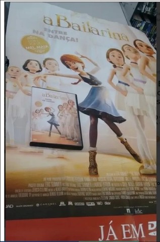 dvd a bailarina + poster locadora