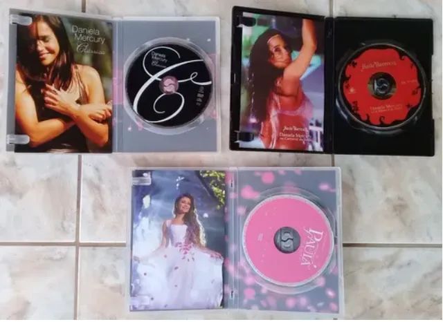 daniela mercury(2dvd) e 1 paula fernandes-originais - Foto 3