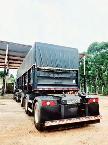 Carreta caçamba basculante deslizante vanderleia 