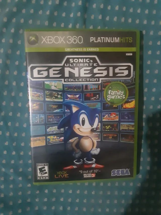 Jogo Sonic Ultimate Genesis Xbox 360 Original Envio Rápido!!