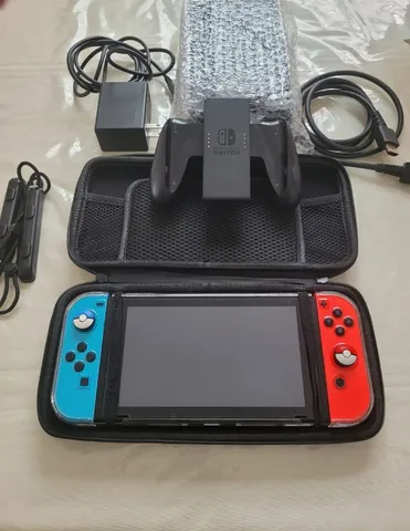 IINE PC Caixa De Armazenamento Transparente Para Nintendo Switch Joy-Con  Protetora Portátil À Prova De Poeira