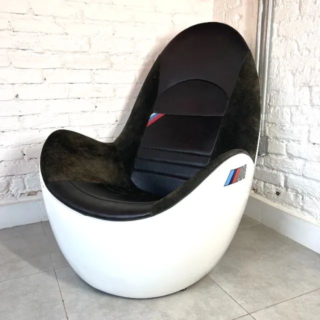 Poltrona Retrô Redonda 70s Rara egg chair BMW - Sofás e Poltronas ...