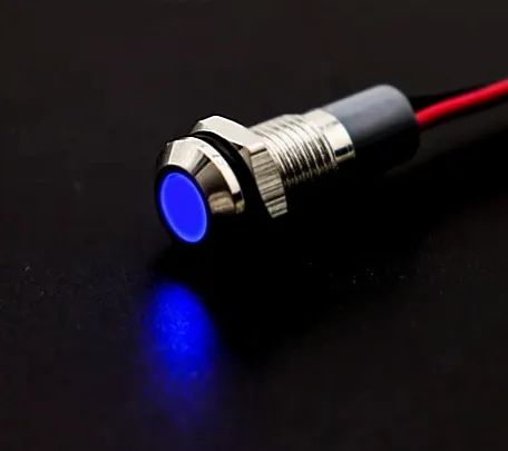 Luz indicadora LED 8mm, IP67 64302737195651120