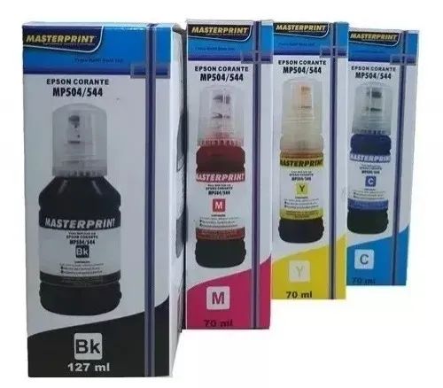 Refil Tinta Bulk Ink Corante MP  504/544 Preto