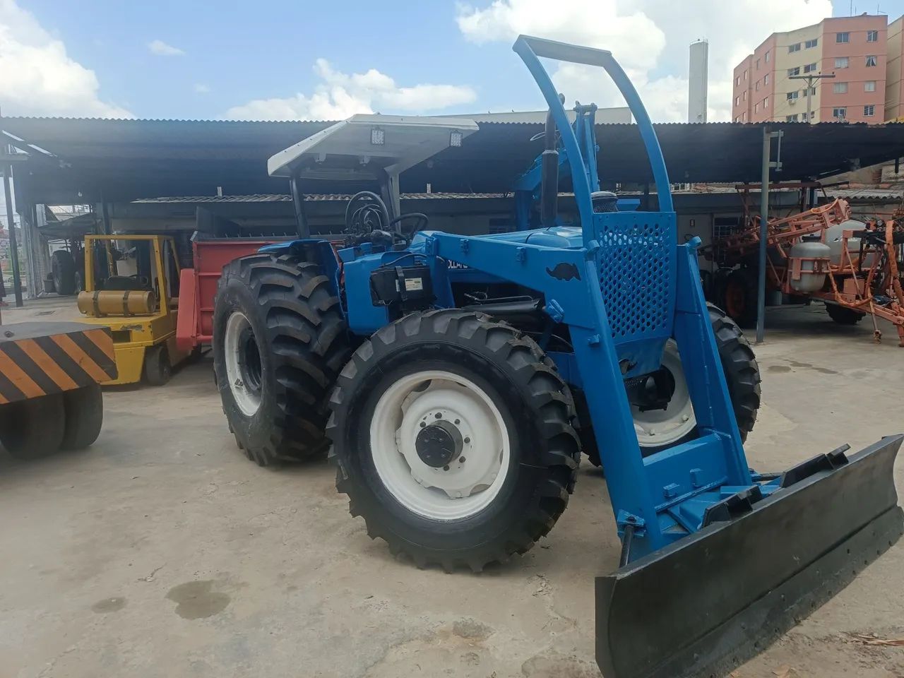 Trator Ford New Holland 7630 C/ Lâmina 4x4 Ano 2001 - Foto 5