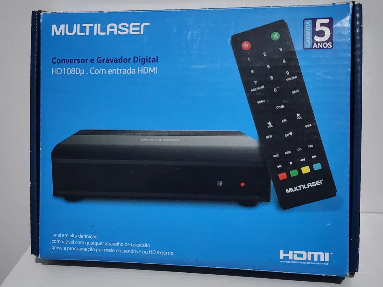 Conversor e Gravador Digital Multilaser HD1080p - Foto 3