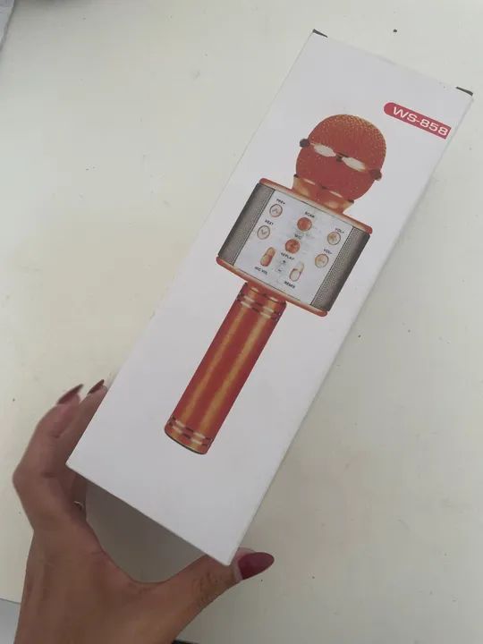 Microfone com auto falante