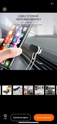 Suporte de celular magnético universal  - Foto 5