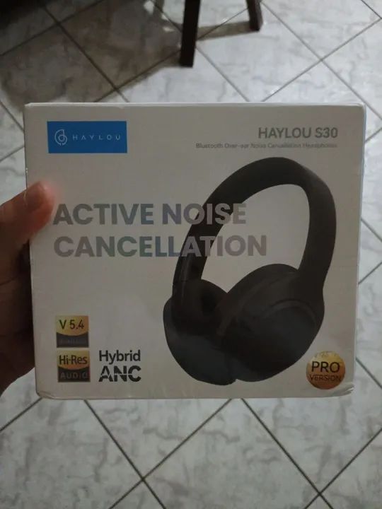 Fone de Ouvido Bluetooth Haylou S30 - Cancelamento de Ruído