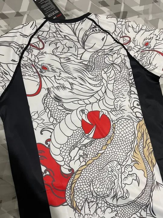 Rash guard jiu jitsu japa dragão  XL - Foto 3
