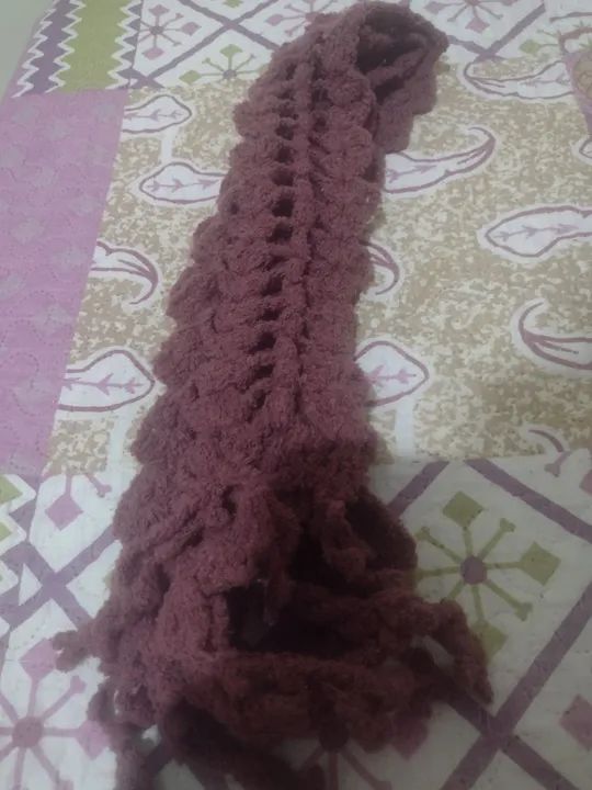 Cachecol roxo - Foto 4