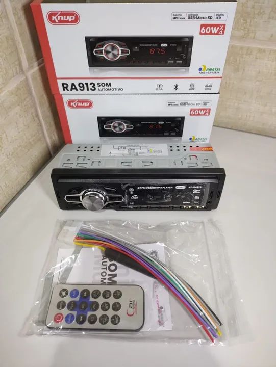 Rádio Bluetooth Veicular para Carros 