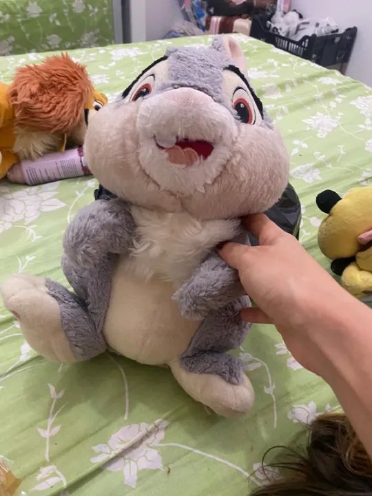 Tambor Disney pelúcia 