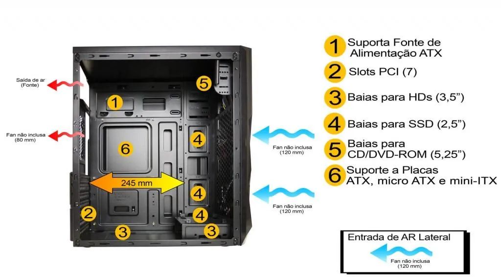 Gabinete Gamer  - Foto 4