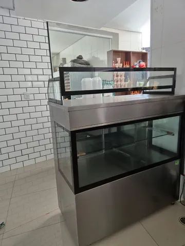 Vitrine refrigerado - 100% aço inox interno e externo- sob medida  - Foto 2
