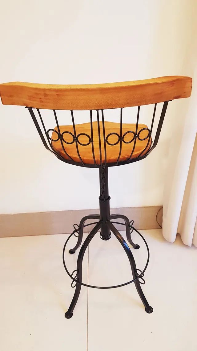 Banqueta Gourmet Bar Ajustável Até 70cm - Foto 4