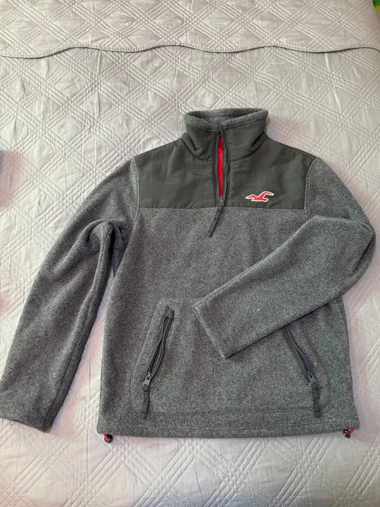 Casaco blusa fleece cinza - Foto 4